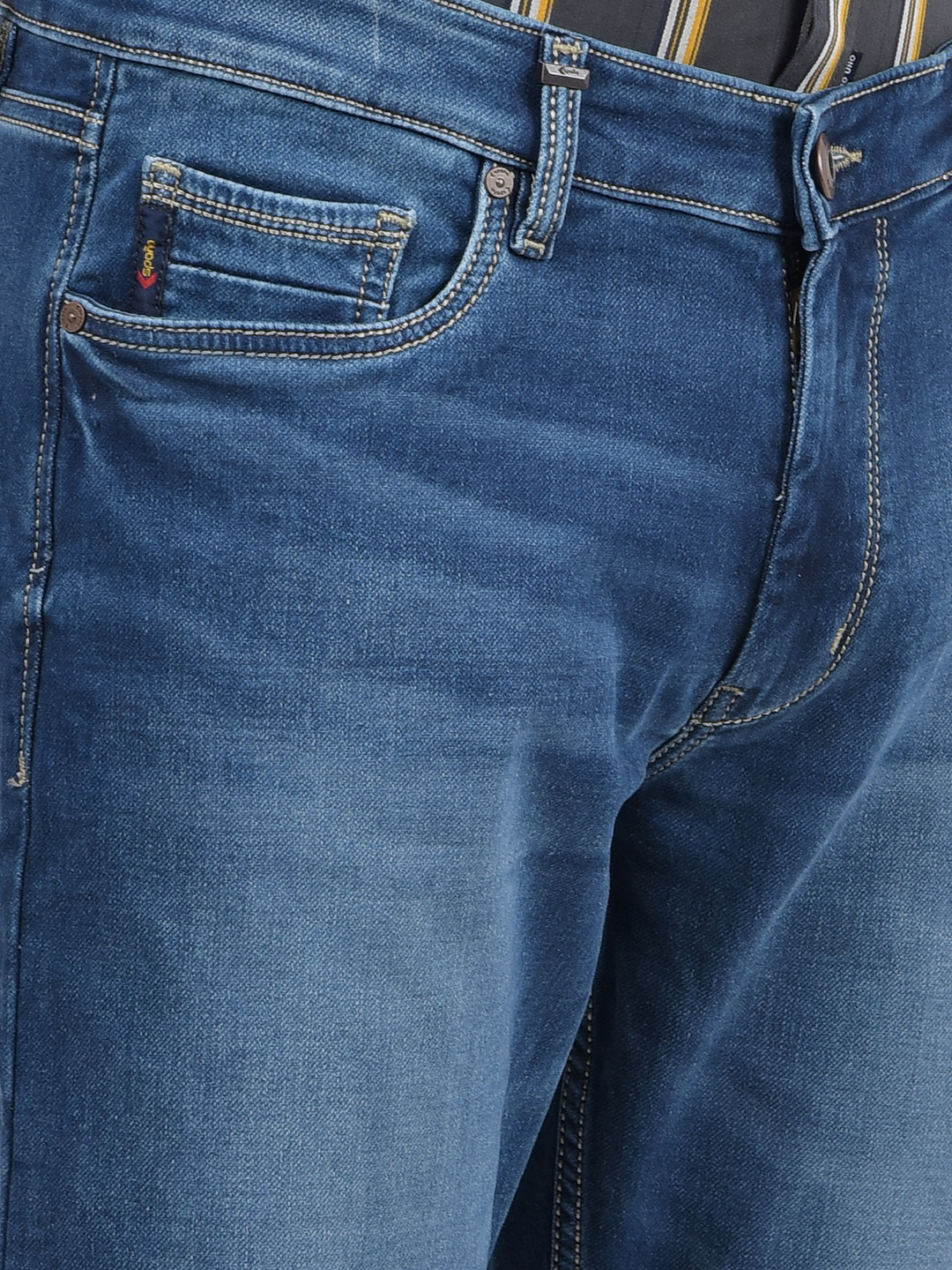 Numero Uno Men Solid Blue Jeans